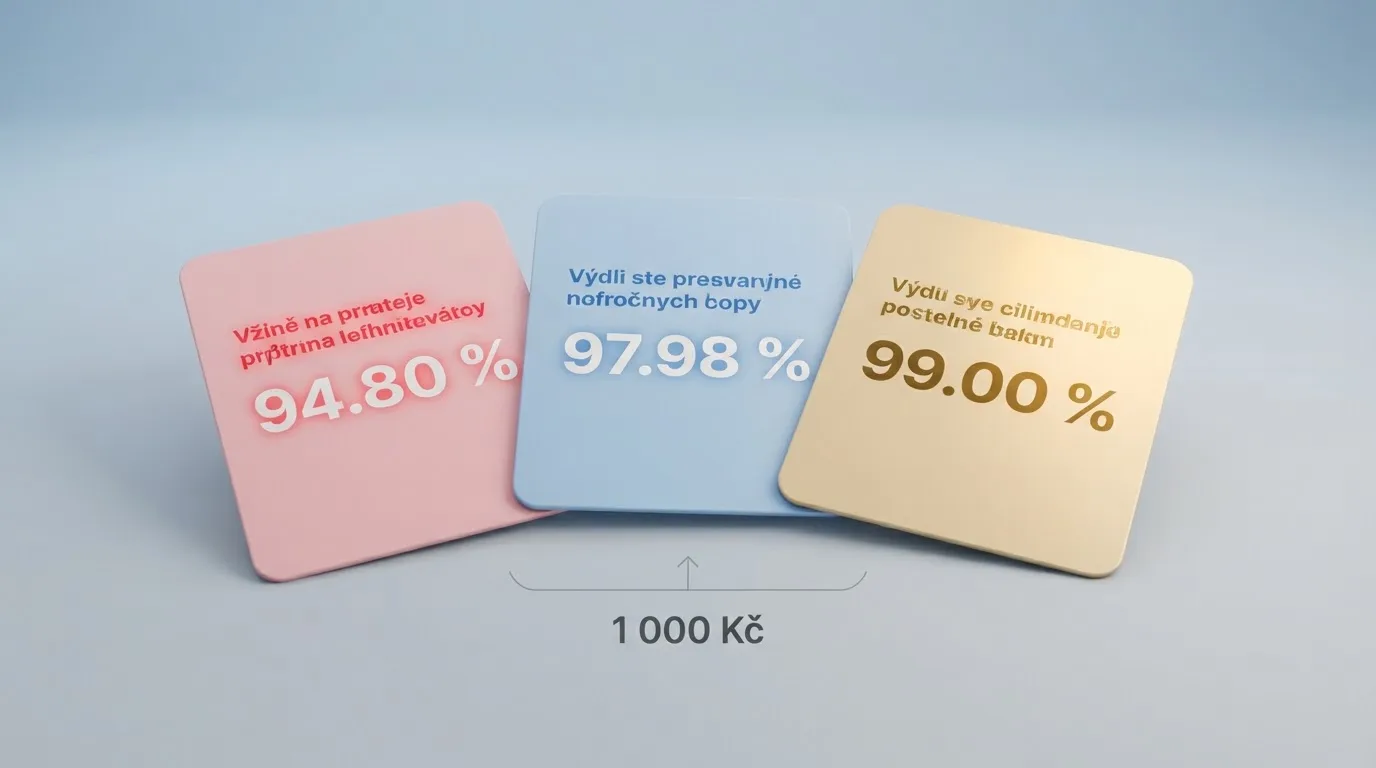 Srovnání karet tří klasických automatů s důrazem na hodnotu RTP u každého titulu